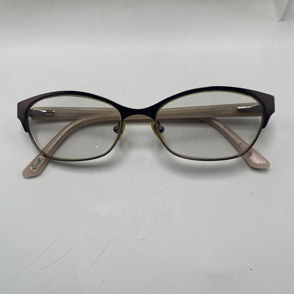 Ted Baker Eyeglasses Women FRAME ONLY B240 52-15-135 Gold Floral Pink 546